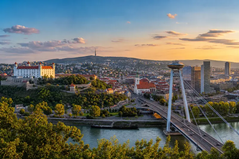 Panoramic view of the city