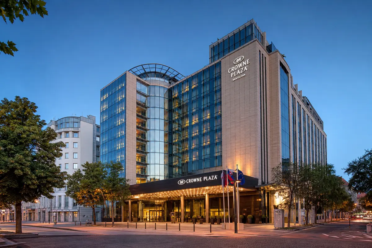 Exterior of Crowne Plaza Bratislava on Hodžovo Square